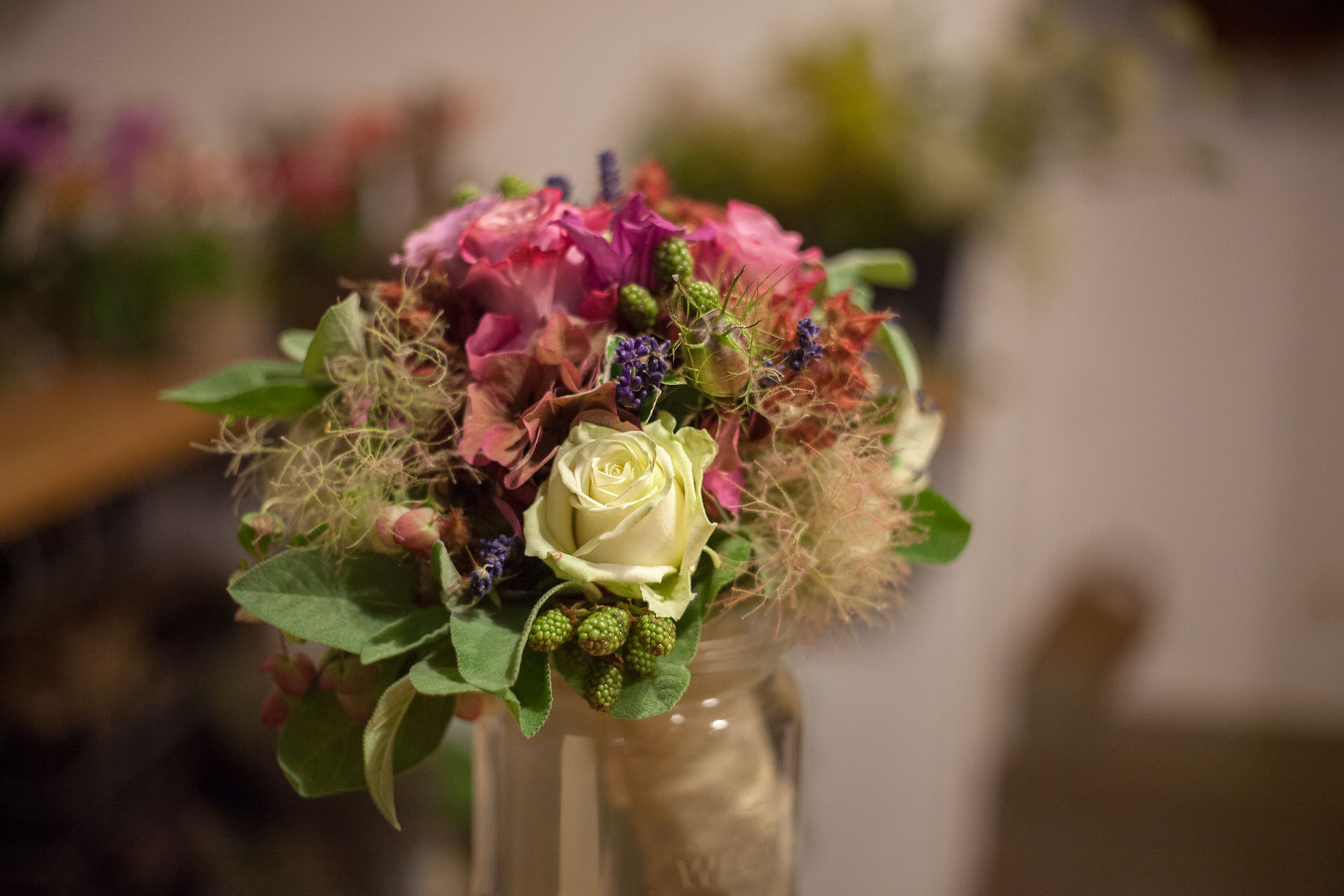 Blumensträuße als Geschenk